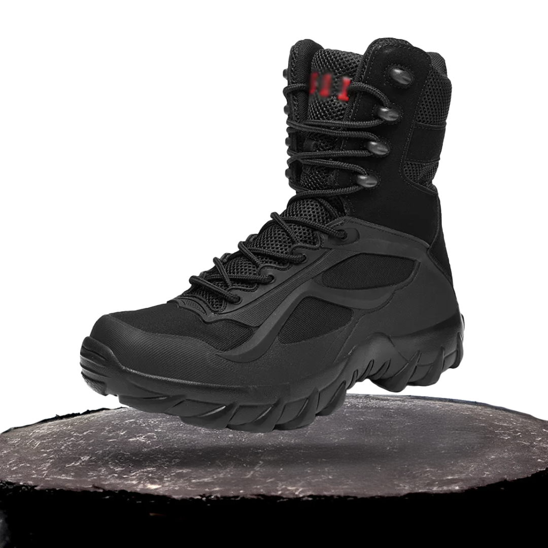 Emir | Solid Color Outdoor High-Tops Military Boots