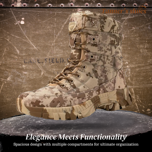 Arjun | Men's High Camo Durable Boots