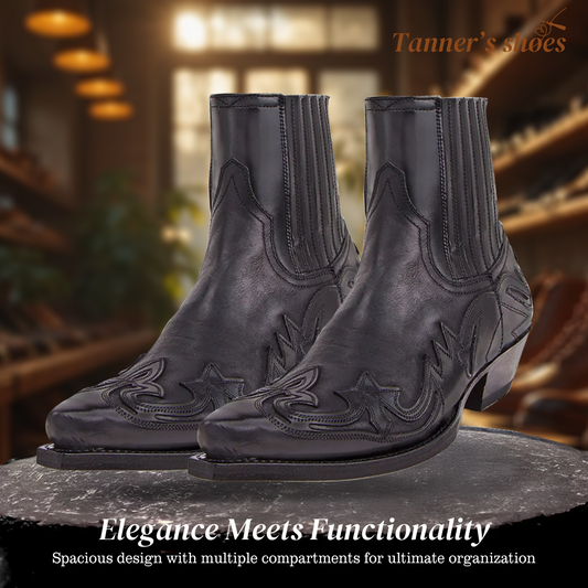 Brian | Classic Low Cut Cowboy Boots