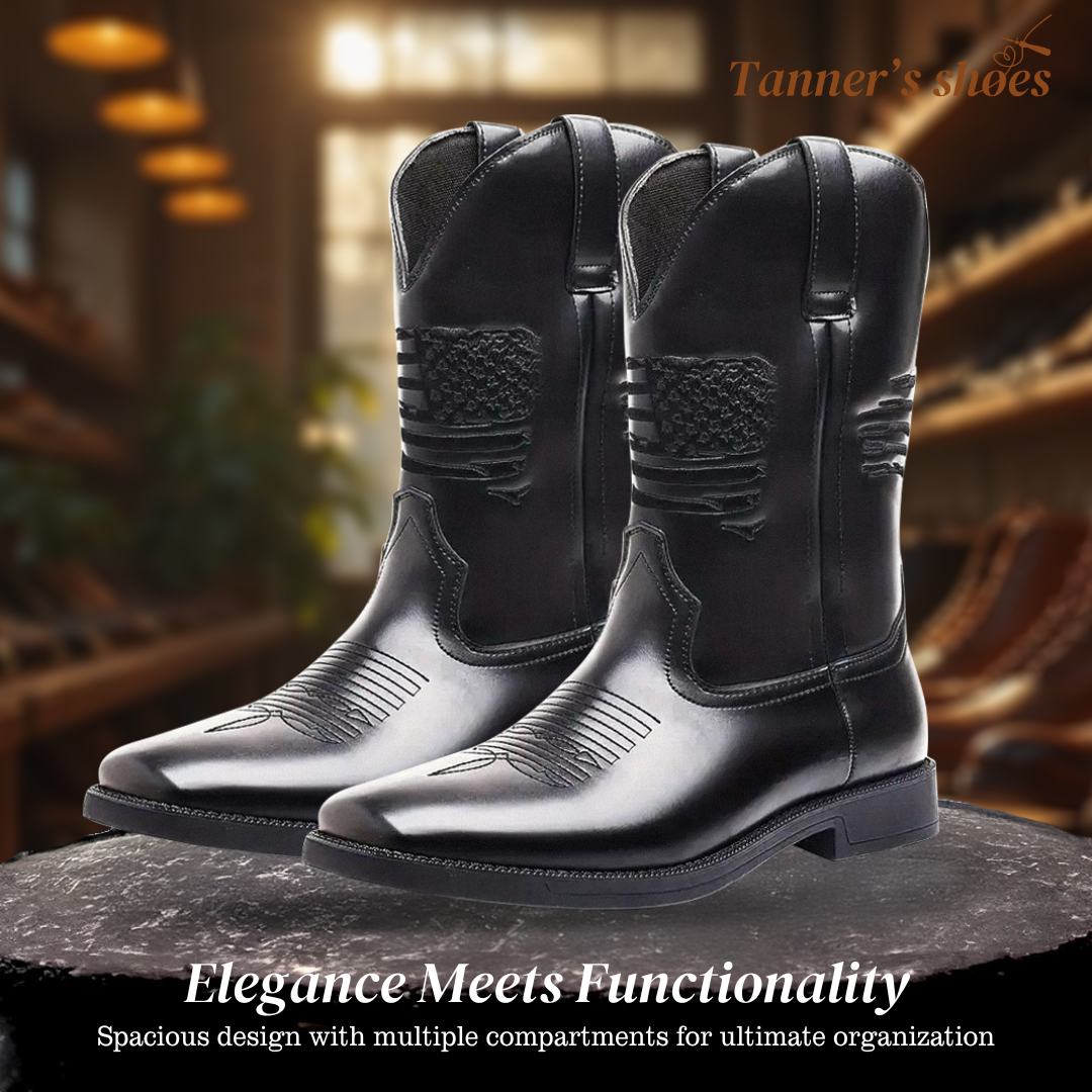 Leo | Western Style Stitched Boots