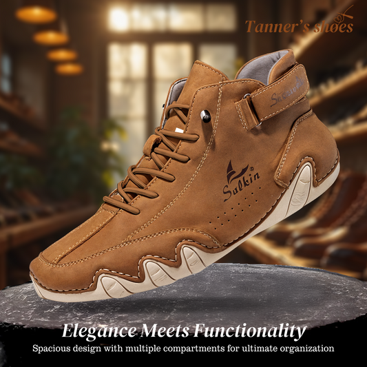 Collerina | Comfortable Orthopedic High Shoes Made of Faux Leather