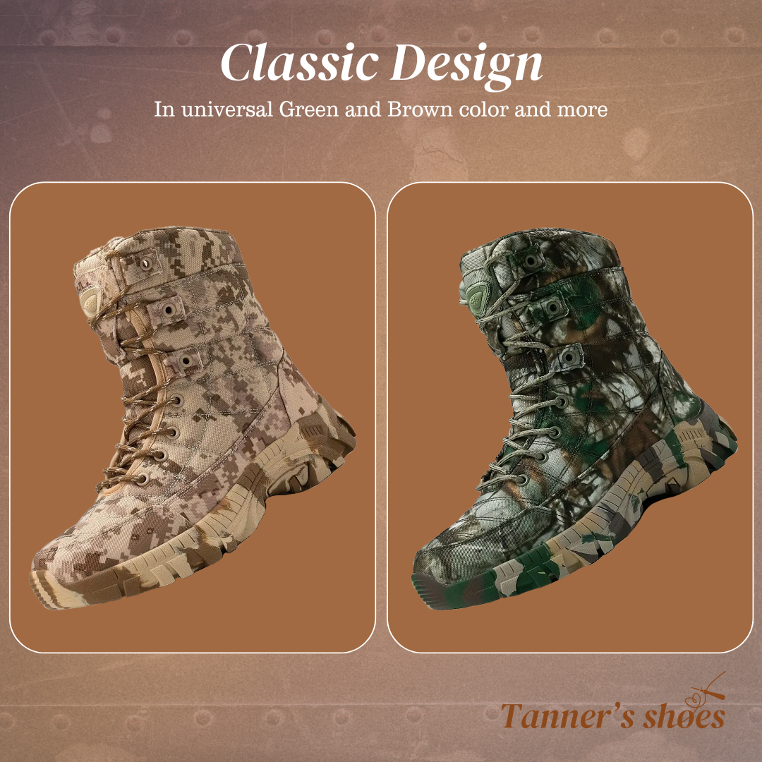 Arjun | Men's High Camo Durable Boots