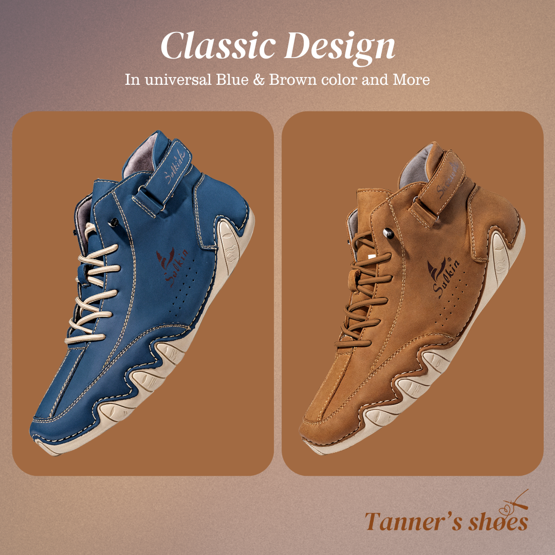 Collerina | Comfortable Orthopedic High Shoes Made of Faux Leather