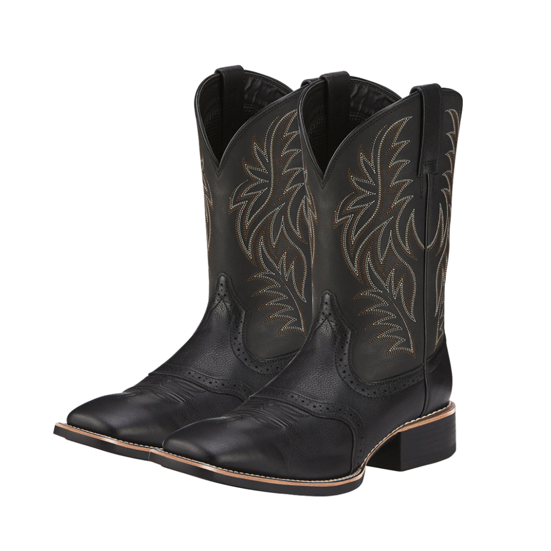 Henning | Midcalf Embroidered Cowboy Boots