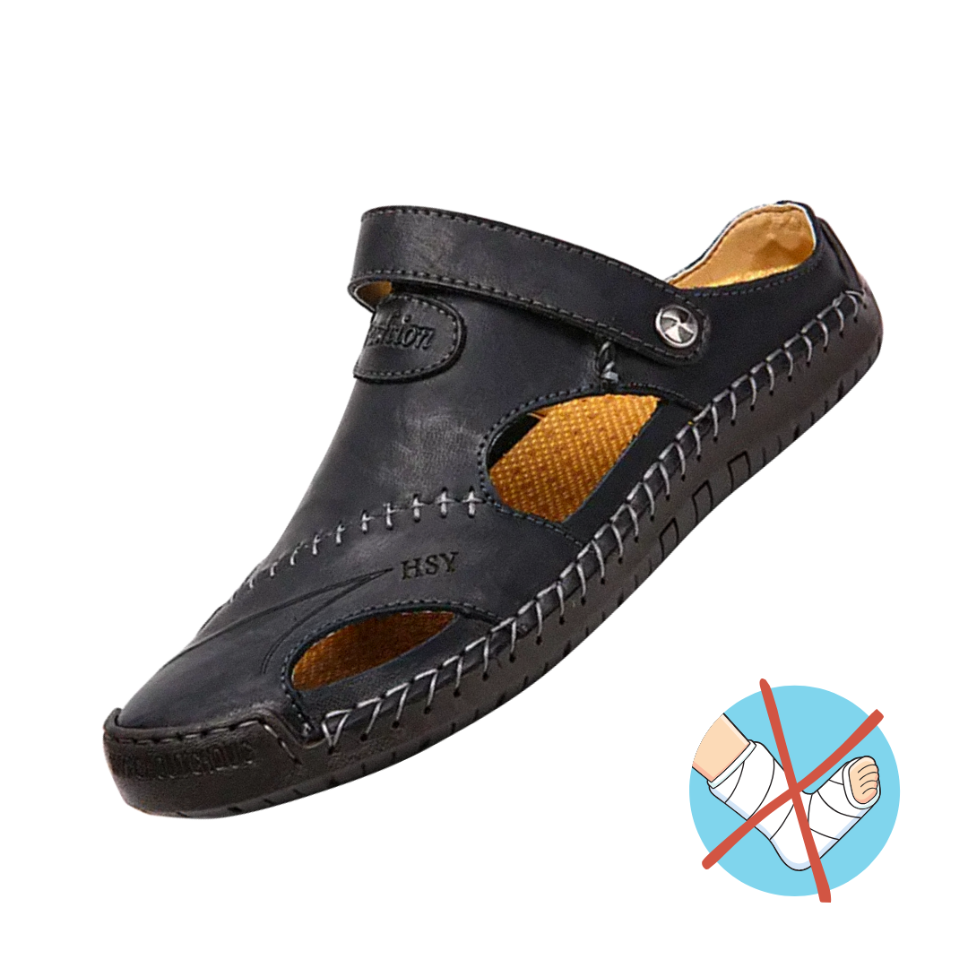 Martin | Men Leather Orthopedic Roman Sandals