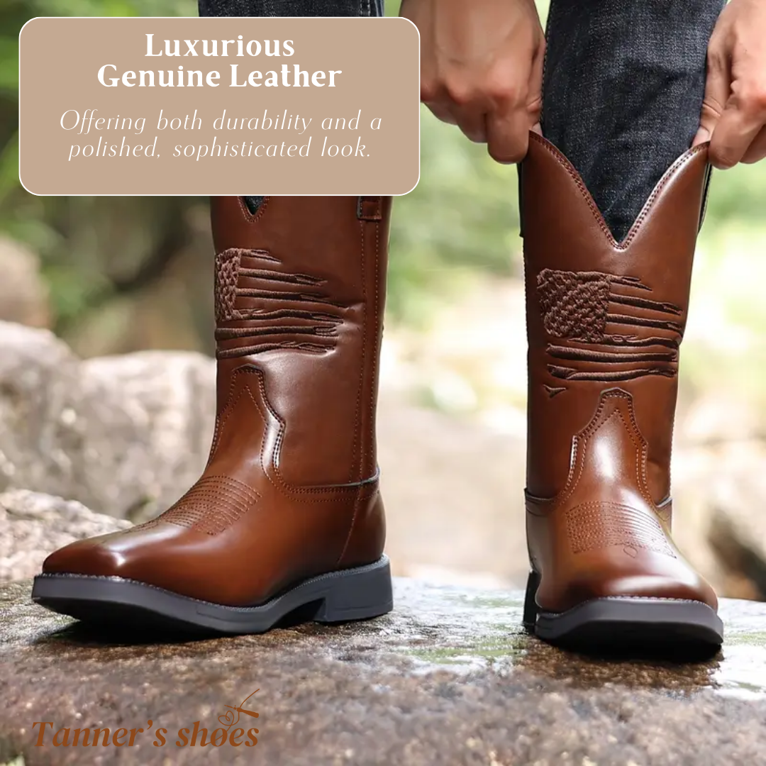 Leo | Western Style Stitched Boots