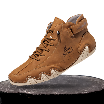 Collerina | Comfortable Orthopedic High Shoes Made of Faux Leather