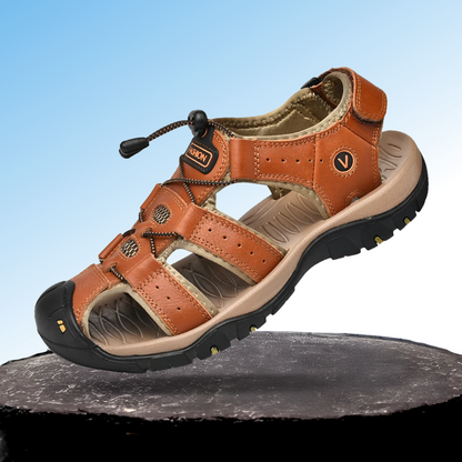 Jaden | Leather Men Casual Orthopedic Sandals