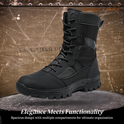 Hugh | Men's High Camouflage Tactical Military Boots