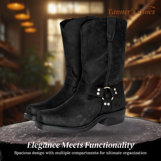 Elias | Retro Mid-calf Leather Boots