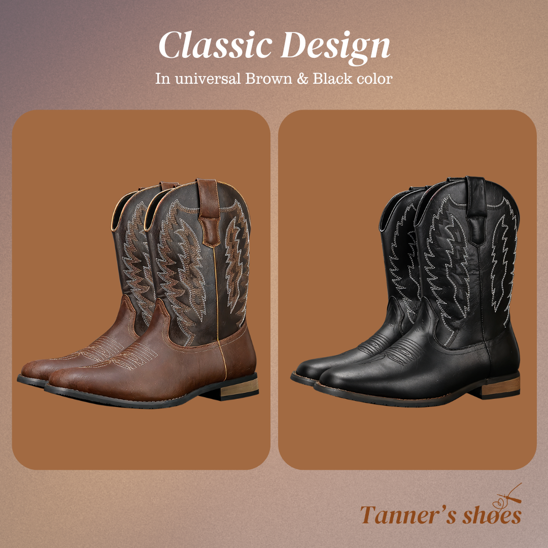 Jakob | Classic Mid-calf Western Boots
