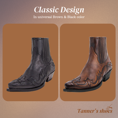Brian | Classic Low Cut Cowboy Boots