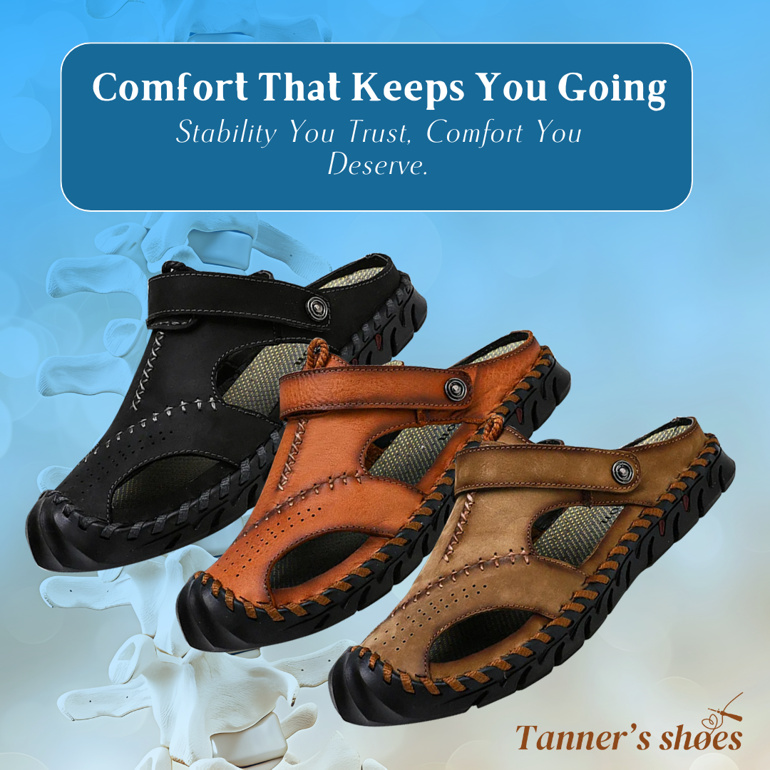 Carter | Classic Men Soft Orthopedic Sandals