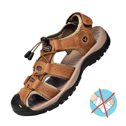 Jaden | Leather Men Casual Orthopedic Sandals
