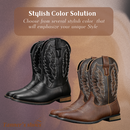 Jakob | Classic Mid-calf Western Boots