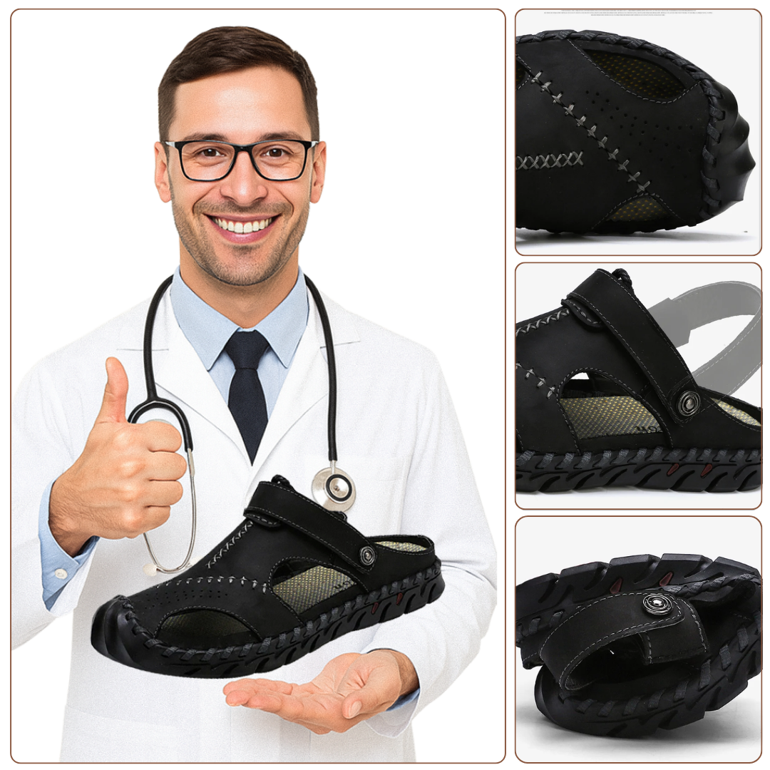 Carter | Classic Men Soft Orthopedic Sandals