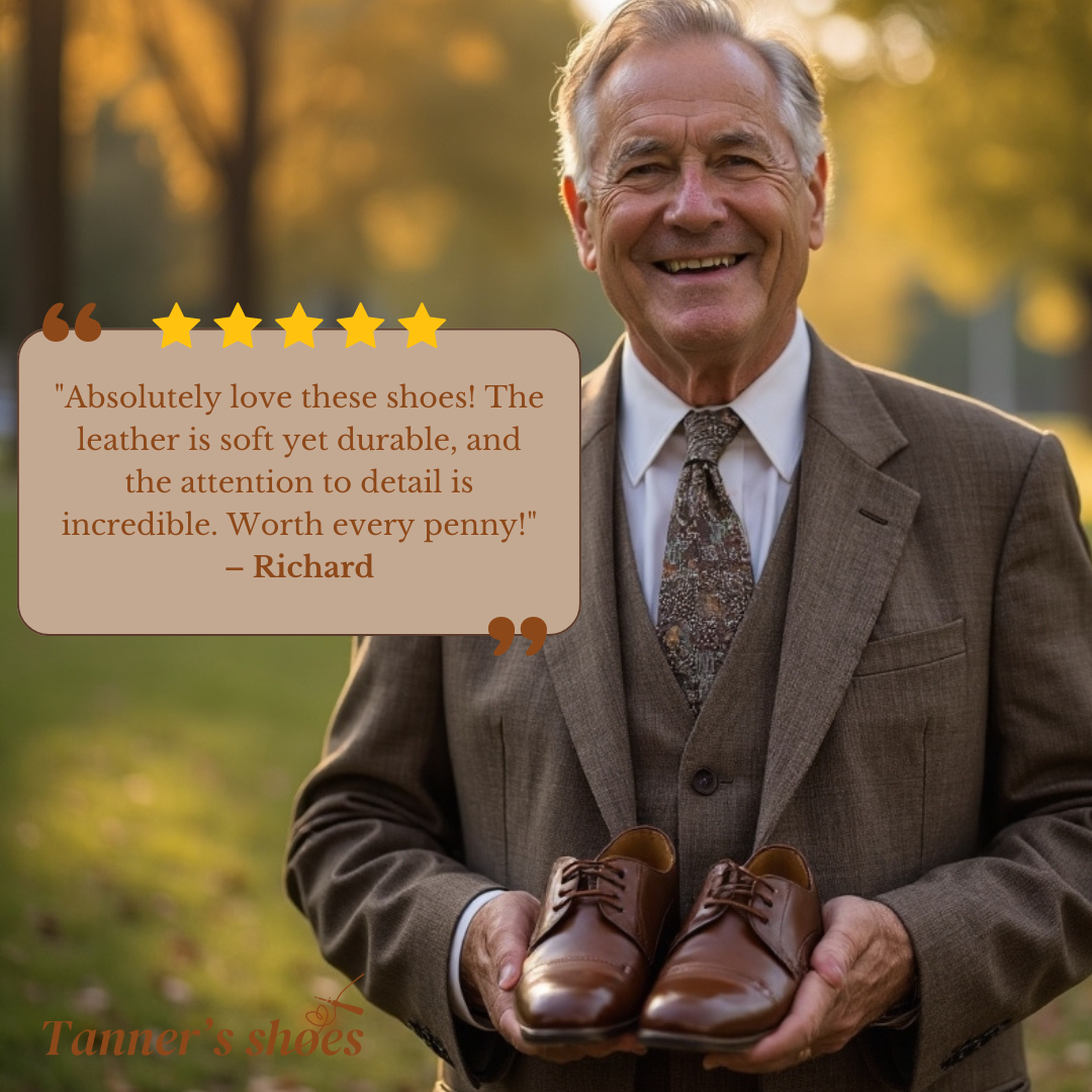 Mark | Classic retro leather boots for men